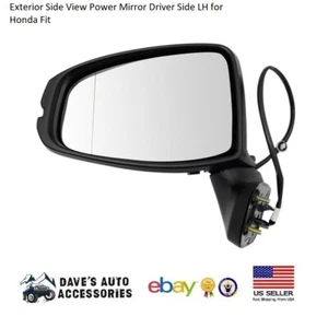 Exterior Side View Power Mirror Driver Side LH for Honda Fit - Bild 1 von 5
