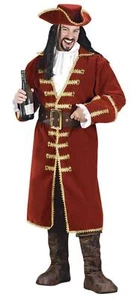 Captain Hook Black Heart Adult Pirate Costume - Picture 1 of 2