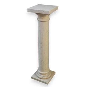 Classic Travertine Column Italian Interior Design H 91Cm - Picture 1 of 2
