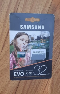 Samsung EVO 32GB MicroSDHC UHS-I Card - Image 1 of 2