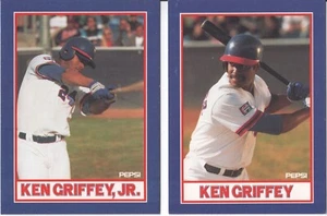 1990 Ken Griffey Jr & Sr Baseballkarte - Bild 1 von 1