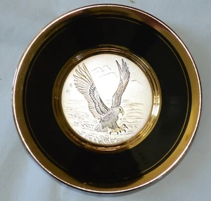 Art Of Chokin Collector Plate EAGLE 6", Westland Company Made in Japan (11,1) - Picture 1 of 6