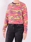 Reebok Damen Sweater Sweat Tracktop Gr.38 im Camoflauge-Stil Mehrfarbig 122847