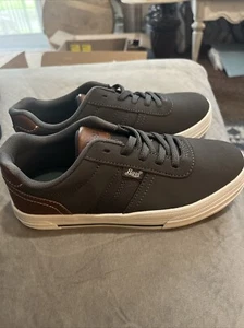 Bass Grey And Brown Shoes Boys Size 2.5 - Picture 1 of 9
