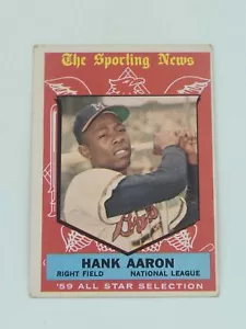 1959 Topps #561 Hank Aaron Sporting News All Star - Foto 1 di 2