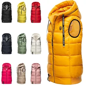 Navahoo Damen Weste Frühling Steppweste Kapuze Übergangsjacke Bodywarmer KASSIDY - Bild 1 von 125