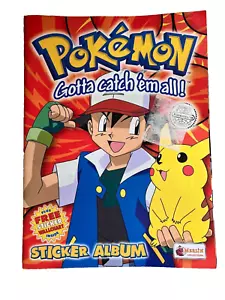 Pokemon Vintage English Topps Merlin Collections Sticker Scrapbook 1999 - Picture 1 of 6