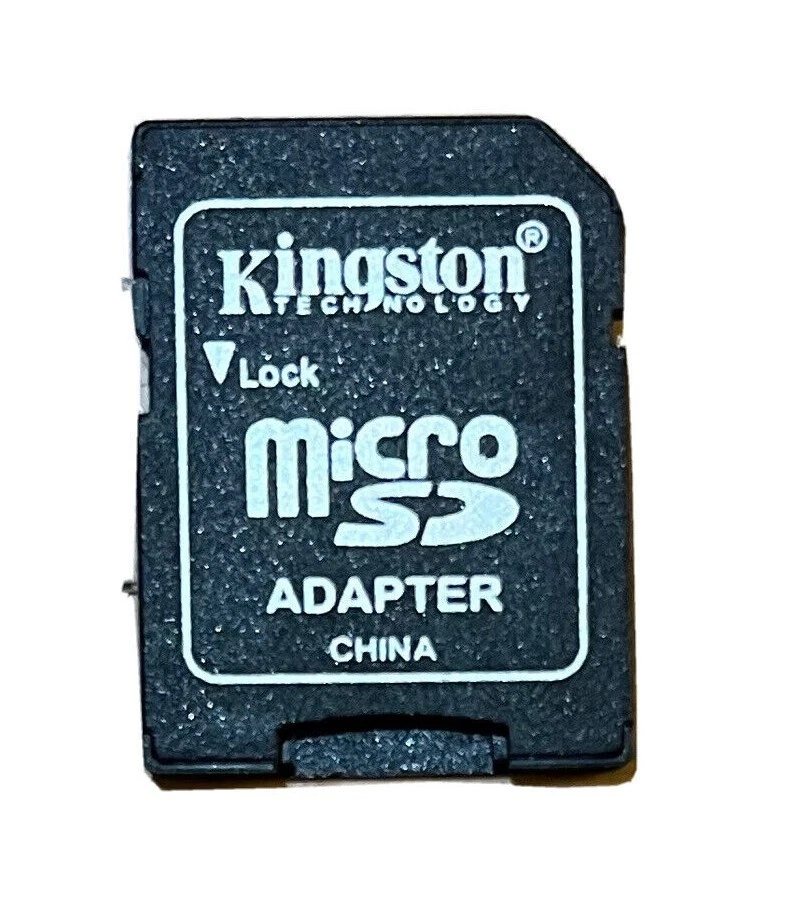 Adattatore scheda memoria da micro SD a Card SD KINGSTON fotocamere PC Nintendo - Immagine 1 di 1