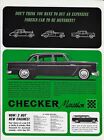1964 Checker Marathon Kalamzoo Limousine Comfort Station Wagon VINTAGE PRINT AD