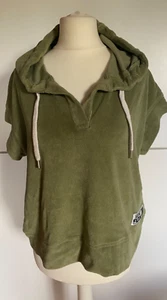 T-Shirt Oberteil mit Kapuze olive Gr. 38 - Bild 1 von 2