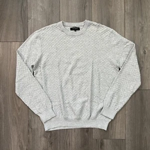 Paco Rabanne Mens L Pullover Sweater Gray Beautiful 100% Authentic Rare! - Picture 1 of 12