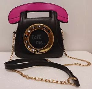 Novelty Telephone "Call Me" Cross Body Purse - Picture 1 of 6