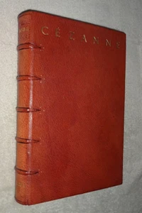 CEZANNE. JOACHIM GASQUET. 1926. FINE CRAFT BINDING. FULL MOROCCO LEATHER - Picture 1 of 9