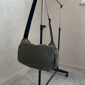 Canvas Umhängetasche extra groß für Damen und Herren für Schule und Reise, y2k - Bild 1 von 10