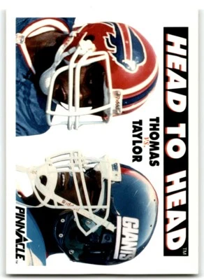 1991 PINNACLE THURMAN THOMAS/LAWRENCE TAYLOR BUFFALO BILLS/NEW YORK GIANTS #354 - Image 1 of 2
