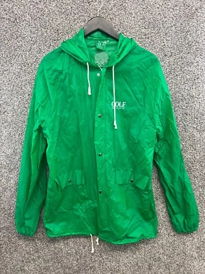 Impermeable Verde Chaqueta de Golf Revista de Golf Parka con Capucha Ventilada Talla Única para Todos Foto 1 de 4