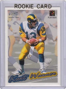 KURT WARNER ROOKIE CARD St Louis Rams 1999 Pacific RC Football ARIZONA CARDINALS - Picture 1 of 2