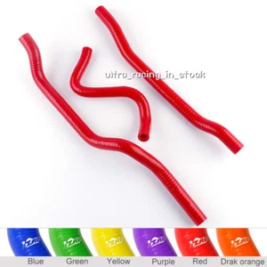 RED 07-10 2008 2009 HONDA RANCHER TRX 420 ES FE SILICONE RADIATOR HOSE PIPE - Picture 1 of 6