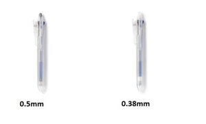 Nuova penna a sfera Muji cancellabile 3 colori tipo Knock 0,38 mm/0,5 mm made in Japan - Foto 1 di 13