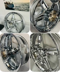 Harley Wheels 2024 -25 Street Glide rims FLTRK CUSTOM Chrome Touring EXCHANGE - Picture 1 of 19