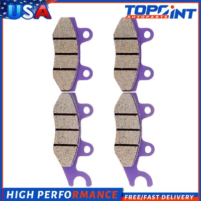 For 2001-2009 Kawasaki BN125A Eliminator 125 Carbon Fiber Brake Pads Front Rear - Изображение 1 из 4