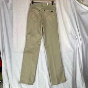 deadstock Vintage Jantzen size 30L actual 28x35 khaki straight leg jeans pants - Picture 1 of 18