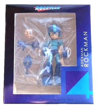 Sentinel 4 inch-nel Rock Man Action Figure Mega Man CAPCOM from Japan NEW - Image 1 of 4
