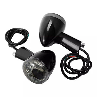Señales de giro traseras luz LED humo aptas para Harley Sportster XL 883 1200 1992-22 Foto 1 de 4