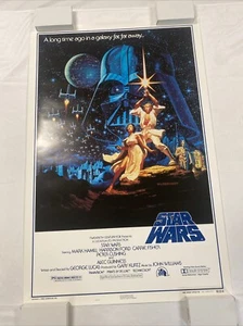 1992 STAR WARS STYLE B ANNIVERSARY 27x41 FILMPLAKAT UNBENUTZT KILIAN HILDEBRANDT - Bild 1 von 8