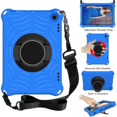 ShockProof Case Amazon Fire HD 8 10th 12th Strap EVA Handle Kids Stand Cover - Image 1 of 4