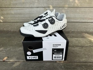 BRAND NEW – Lake CX238 Road Cycling Shoes – White – EU Size 42 - Picture 1 of 10