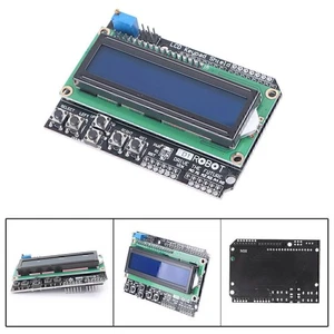 1x 1602 LCD Board Keypad Shield Blue Backlight For Arduino Duemilanove Robot - Picture 1 of 8