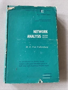 Netzwerkanalyse von M.E. Van Valkenburg 2nd Printing 1956, Vintage Engineer HC - Bild 1 von 7
