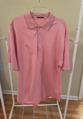 Camisa Polo Tom James - Nueva Sin Etiquetas - Rosa Cuadros Talla Grande Nueva Sin Etiquetas Foto 1 de 4