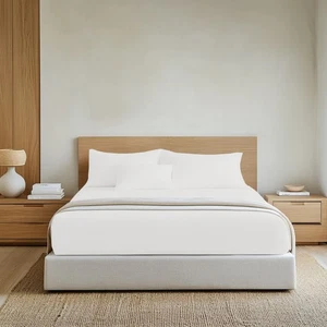 Double Size Fitted Sheet 25cm Deep Hotel Quality Microfibre Bed Sheets UK - Picture 1 of 81