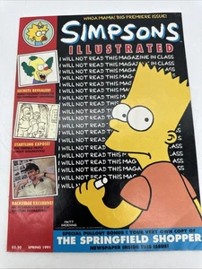 Simpsons Illustrated #1 Bongo Spring 1991 Magazine Springfield Shopper - Picture 1 of 7