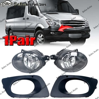 1 juego de luces antiniebla delanteras + cubierta de luz antiniebla para Mercedes-Benz Sprinter W906 2014-2018 Foto 1 de 4