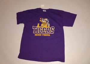 LSU Tigers Geaux Tigers. Purple short sleeve t-shirt size Youth XL - Picture 1 of 2
