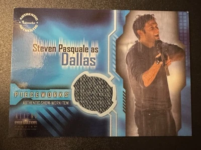 2007 ALIENS vs PREDATOR REQUIEM STEVEN PASQUALE AS DALLAS PIECEWORKS CARD PW2 - Image 1 of 2