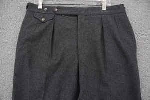 Vintage Polo Ralph Lauren Hose Pants Herren 35 x 28 grau Wolle Münzfach 80er? - Bild 1 von 16