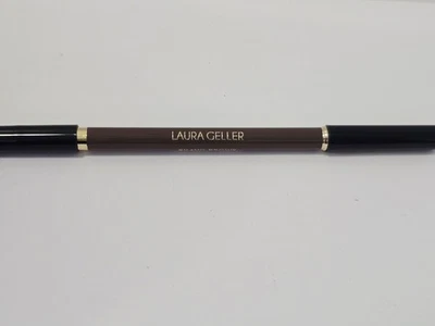 Laura Geller Bravo Brows Soft Pencil + Brush Medium Brown 0.042 oz - Image 1 of 3