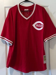VINTAGE MITCHELL & NESS CINCINNATI REDS 1983 JOHNNY BENCH 3XL JERSEY - Picture 1 of 7