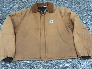 CARHARTT Sand Quilt Foderato 100 Anniversario GIACCA Made IN USA 1989 Taglia 45 o XL - Foto 1 di 15