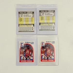 2 Michael Jordan Fehlerkarten + korrigiert (Fleer & Hoops) extrem selten - Bild 1 von 15