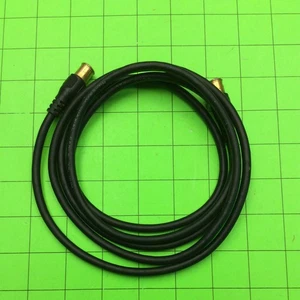 6FT Gold Push On Connector Coaxial Cable Cord - Picture 1 of 5
