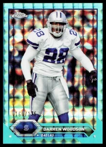 2023 Topps Composite #24 Darren Woodson Topps Chrome Aqua Geometric #/175 - Picture 1 of 2