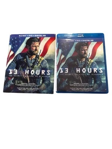 Thirteen 13 Hours (Blu-ray + DVD, 2018, 3-Disc Set w Slipcover) John Krasinski - Foto 1 di 4