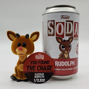 Funko Rudolph The Red-Nosed Reindeer (Chase) Soda Vinyl Figure - Picture 1 of 7