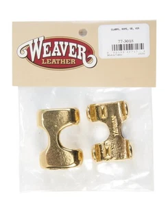 Solid Brass 26 Rope Clamps 7 8 x 1 3 4 for Sporting Goods and Lamps - Picture 1 of 1