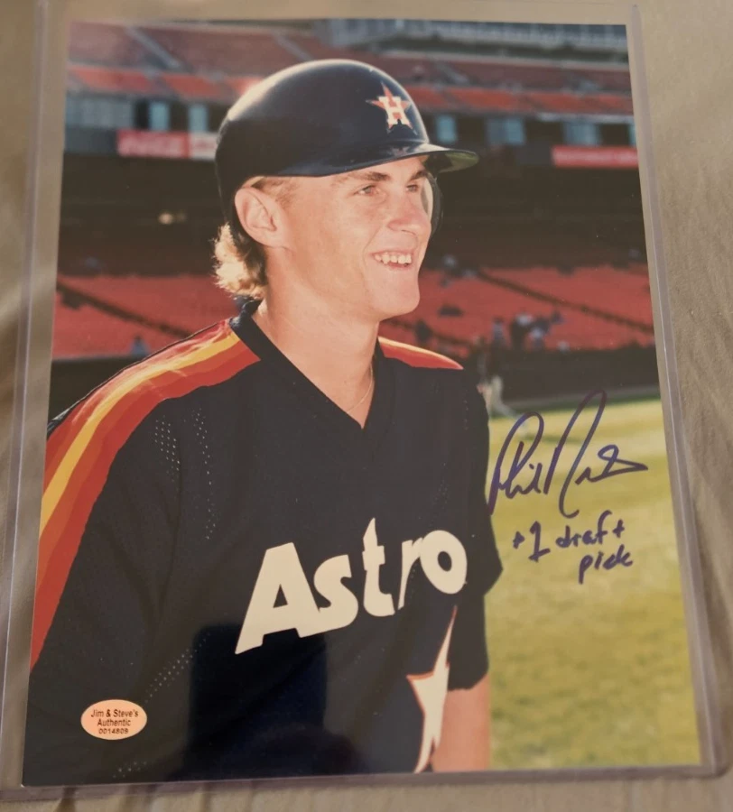 Phil Nevin Signed Inscribed #1 Draft Pick 8x10 COA TPA Guaranteed Houston Astros - Image 1 of 1